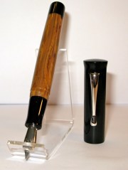 Custom Flared-Top in Alternate Briarwood & Black Acrylic Custom Flared-Top in Alternate Briarwood & Black Acrylic