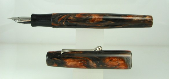 Scrivener in Black and Tan alumilite - 1