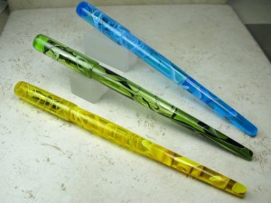 A Literati Trio in Canary Water, Marsh Water, and Topaz Water