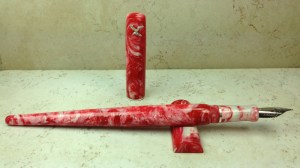 Academe in Ruby Reflections alumilite - Small