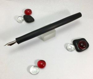 Epic Dip Pen in Matte Black Ebonite - Slim