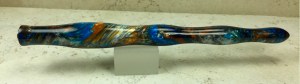 Custom Wavy Dip Pen in Mineral Sea