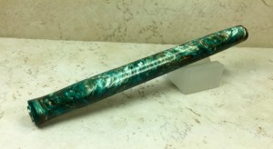 Epic Dip Pen in Misty Green Teal Lava Explosion