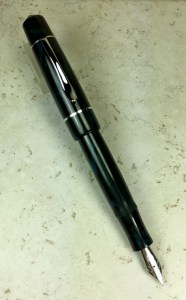 Master Scrivener in Marbled Blue Ebonite - Medium