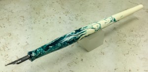 Literati Academe Dip Pen in Arctic Koi