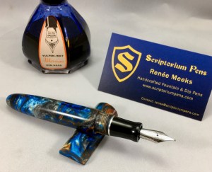 Zephyr in Mineral Sea Lava Explosion and Black Ebonite - Large