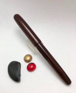 Sonneteer in NYH Cumberland with both a vintage Carter's nib (as a blow filler) & a JoWo nib (converter fill) - Small
