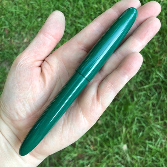 Custom Sonneteer in Nikko Deep Green Ebonite with Bock #8 Nib
