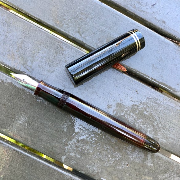Custom in Dark Red alumilite and Black acrylic - Large