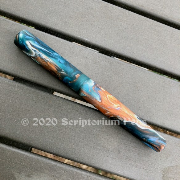 Idyll in Kingfisher - Small, Matte Finish