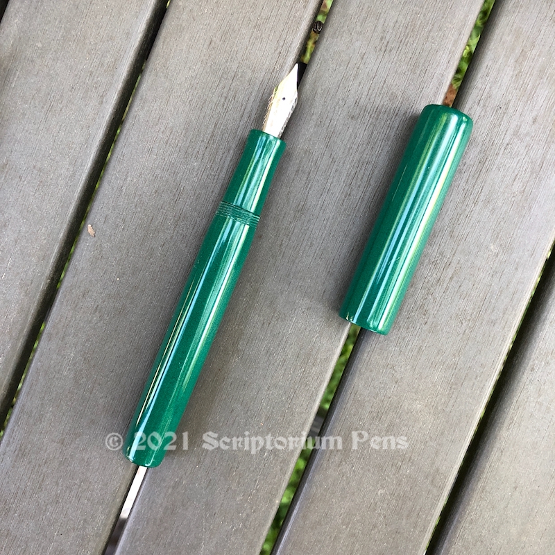 Aeterna Prototype in Deep Green Ebonite - Medium