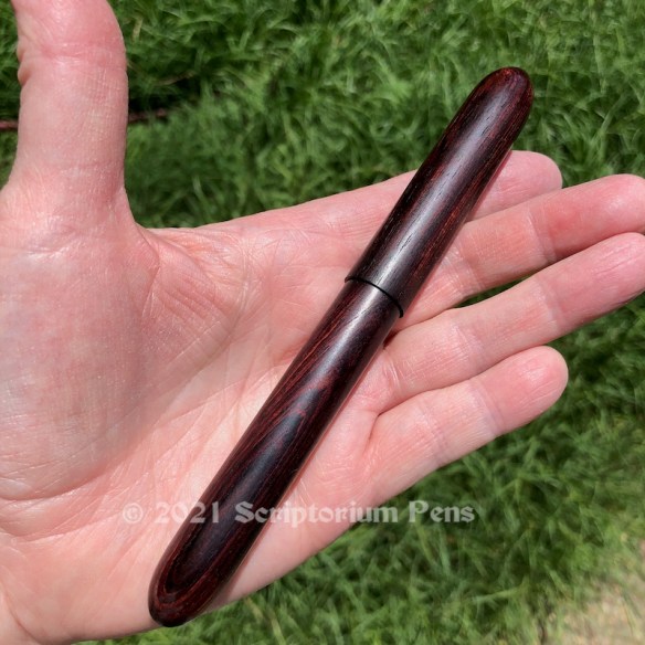Custom Sonneteer in Camatillo Wood with NYH Cumberland Ebonite Grip & Inserts – Small