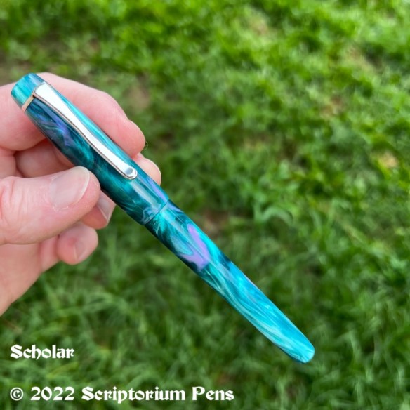 Scholar in Dark Teal Abalone - Slim