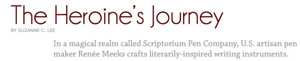 Check out the awesome feature article on Scriptorium Pens in the August 2022 edition of Pen World Magazine!