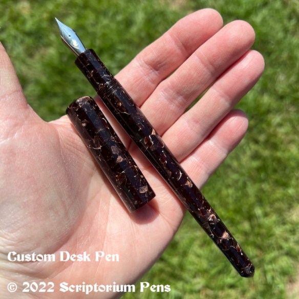Customized Literati Desk Pen in Conway Stewart Dartmoor - Small