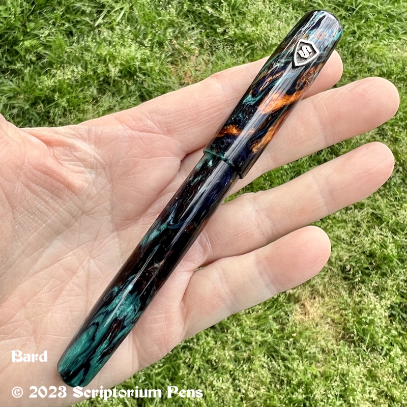 Bard in Bohemian Twilight with Large Silver Shield Rollstop - Small
