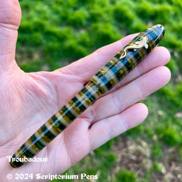 Troubadour in CS Evergreen with Koi - Small