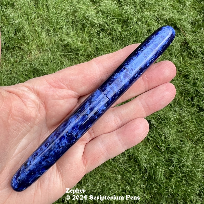 Zephyr in Kirinite Deep Blue Ice - Small