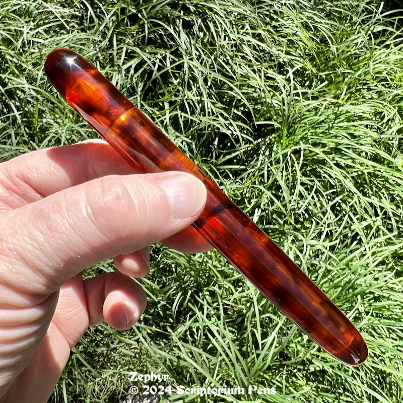 Zephyr in Red Amber - Small