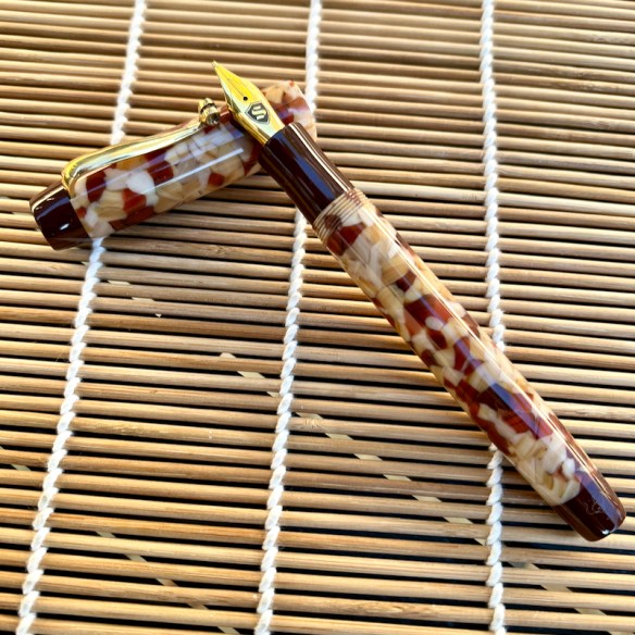 Wordsmith in Conway Stewart Shingle and Rich Brown Ebonite - Medium
