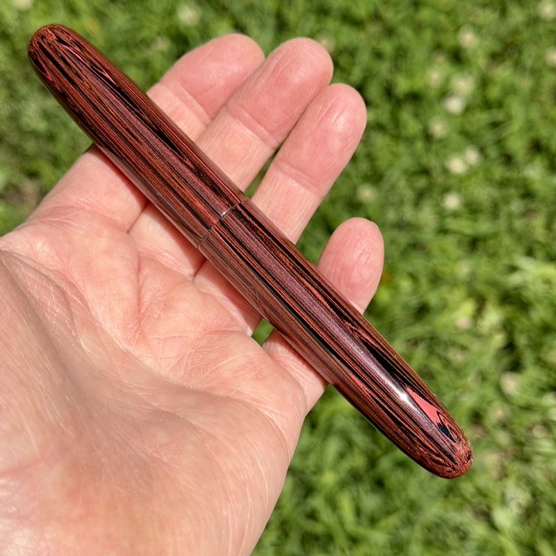 Zephyr in NYH Strawberry 8 Swirl Ebonite - Large