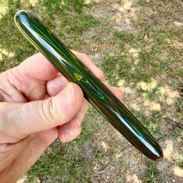 Zephyr in Custom Woodlands Ebonite - Medium